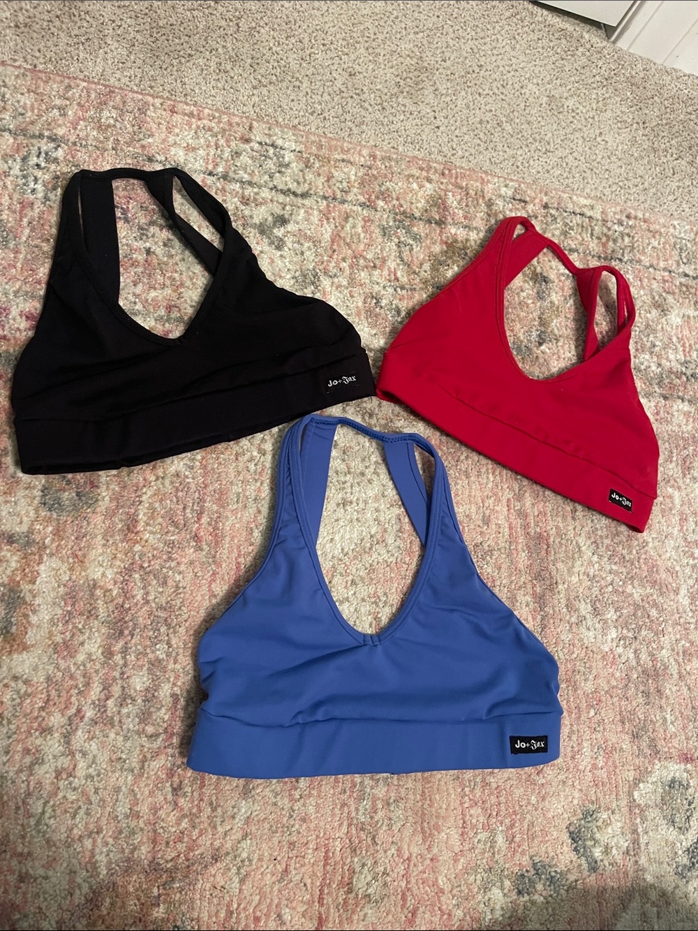 Jo+Jax Kids' Racerback Bodysuit - Black, Red, Blue